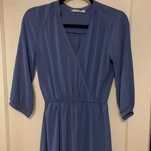 Dusty Blue Long Sleeved Dress from a local boutique
